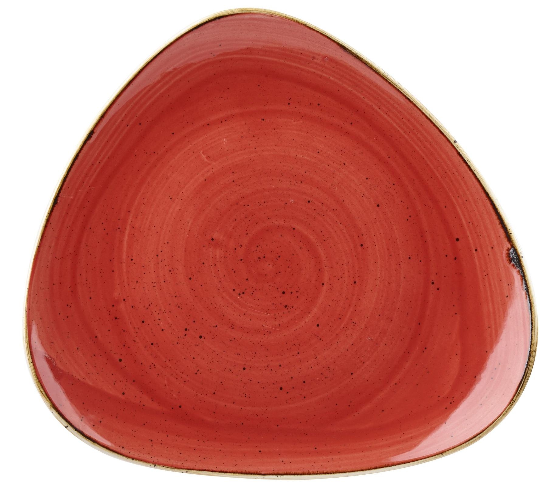 Teller Triangle Ø 31.1 cm, Berry Red
