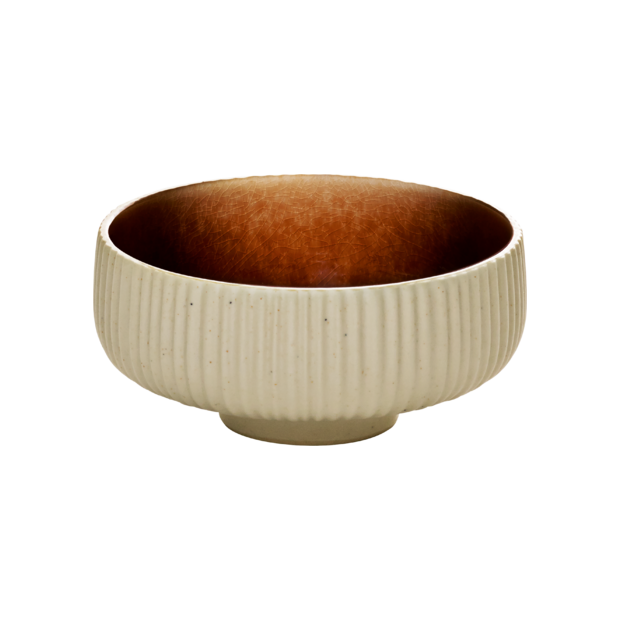 Nara Bowl Ø 21cm, Relief Braun