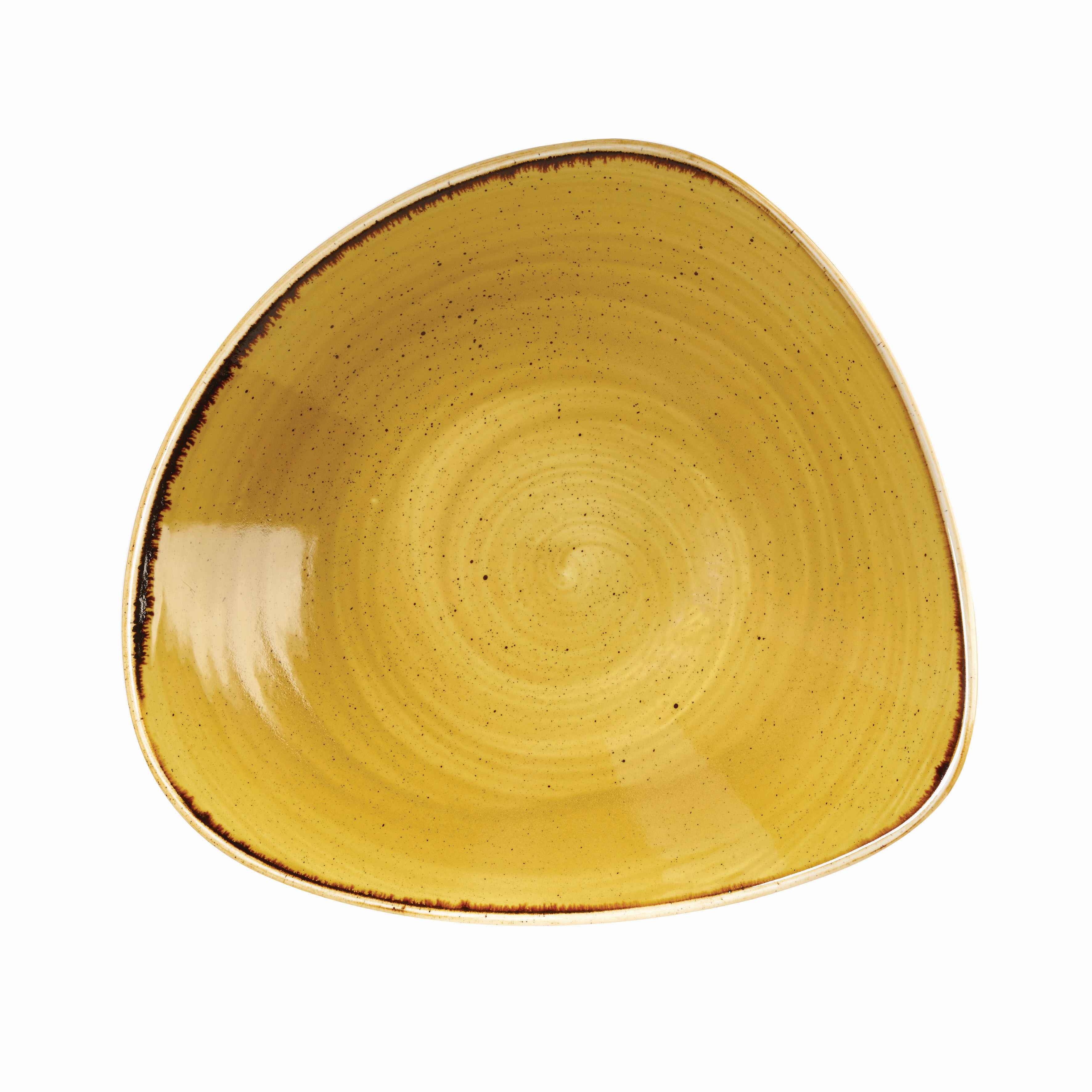 Schale Triangel Ø 23.5cm/60cl, Mustard Seed Yellow