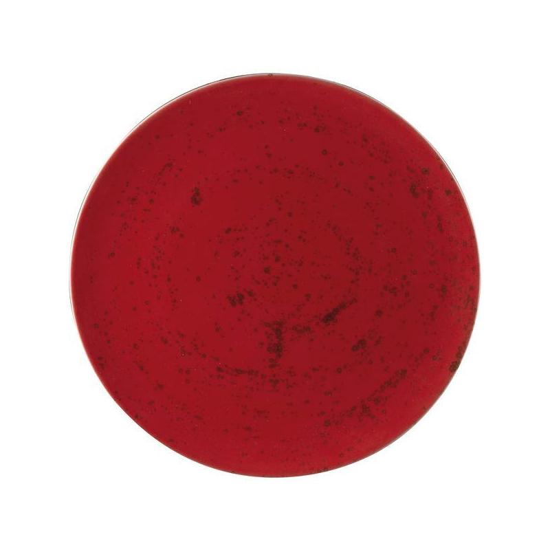Teller Flach Coup Ø26 cm, Pottery Red